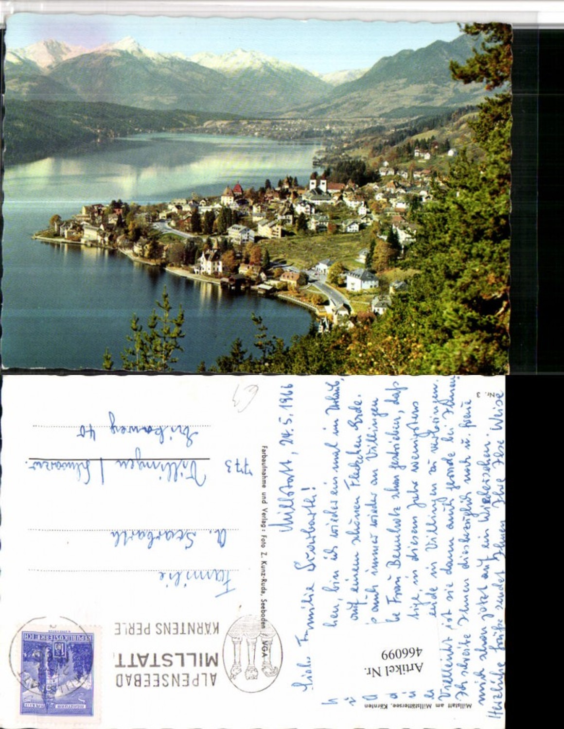 466099,Millstatt am Millstättersee Totale Bergkulisse
