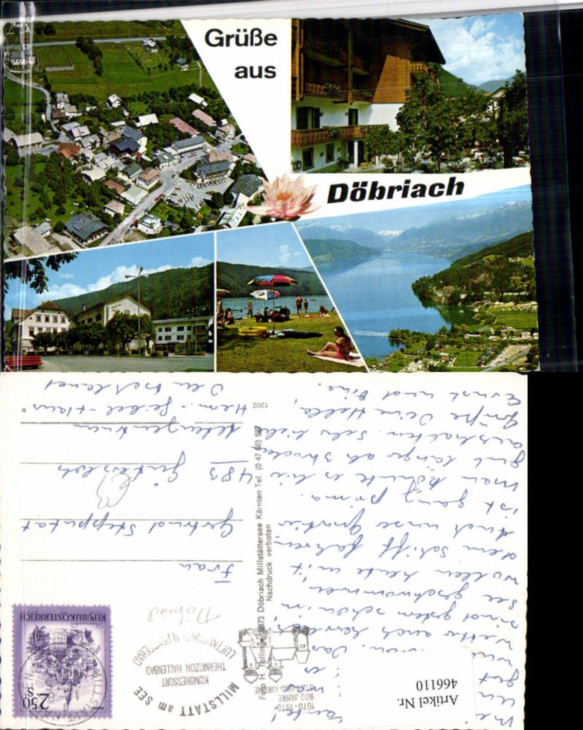 466110,Döbriach am Millstättersee Totale Mehrbildkarte