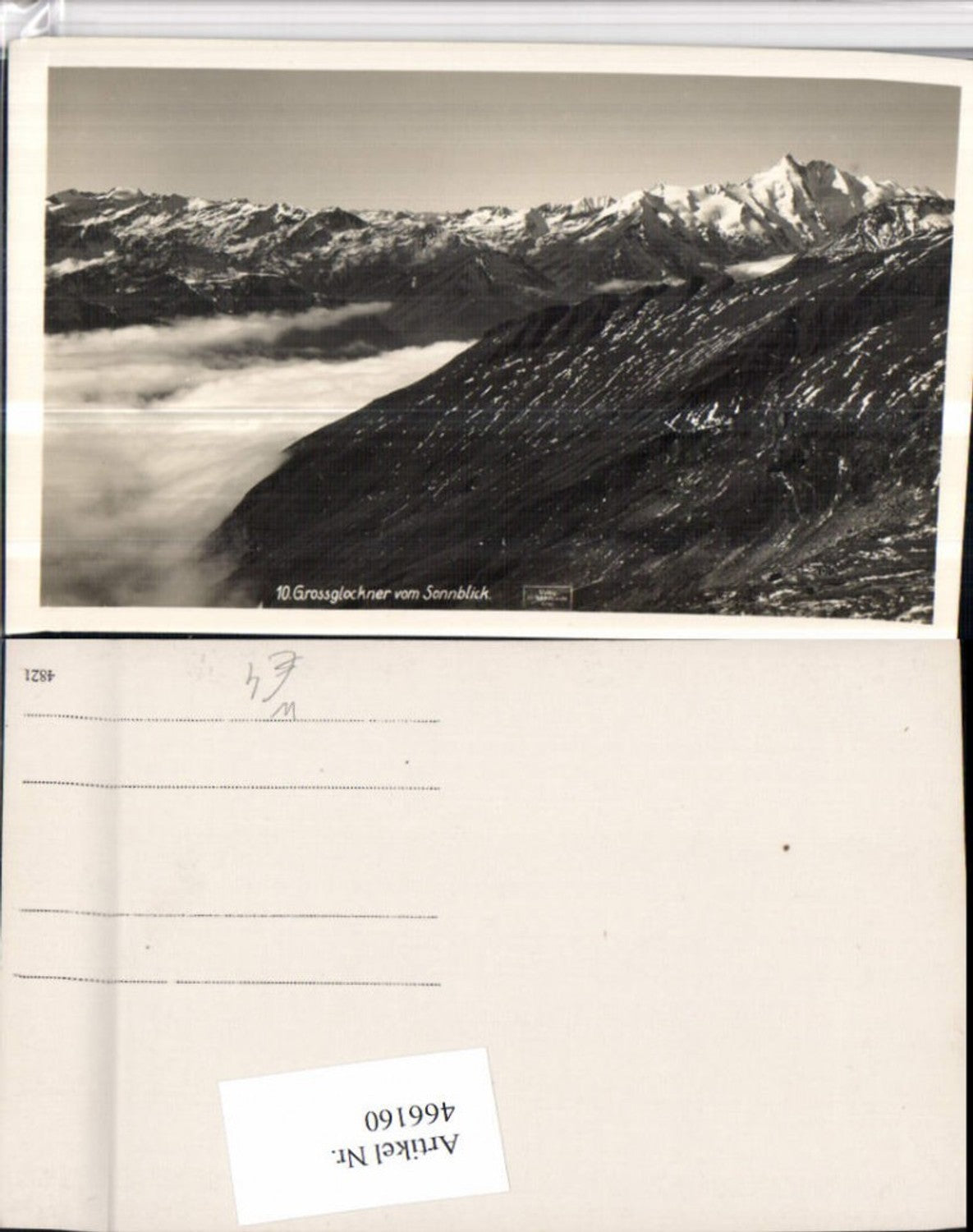 466160,Großglockner vom Sonnblick b. Rauris Bergkulisse