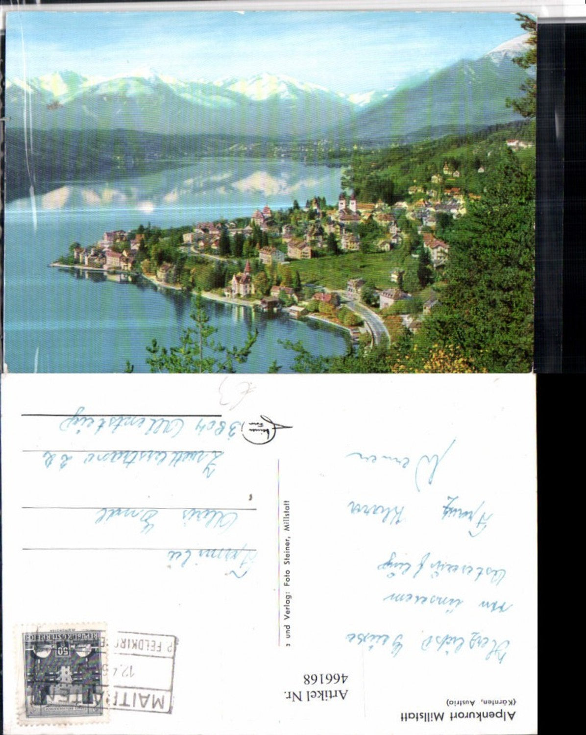 466168,Millstatt am Millstättersee Totale See Bergkulisse