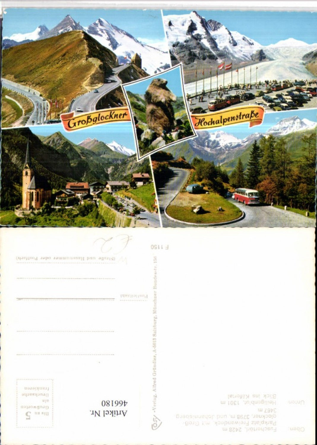 466180,Großglockner Hochalpenstraße b. Heiligenblut Mehrbildkarte