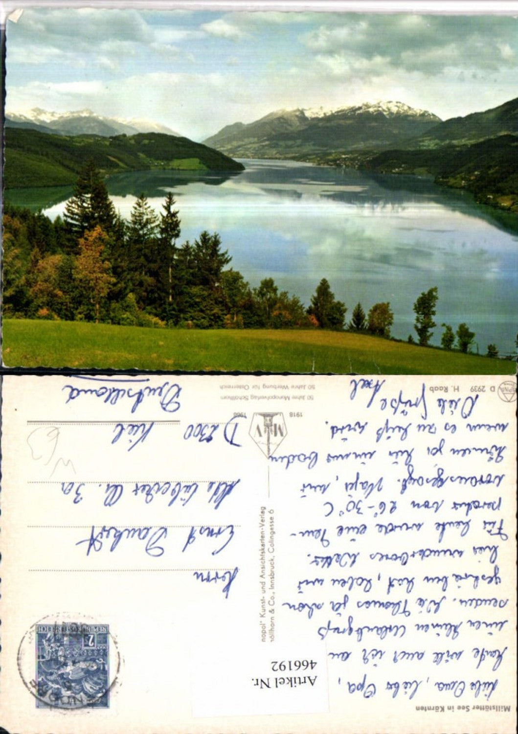 466192,Millstättersee See b. Millstatt Bergkulisse