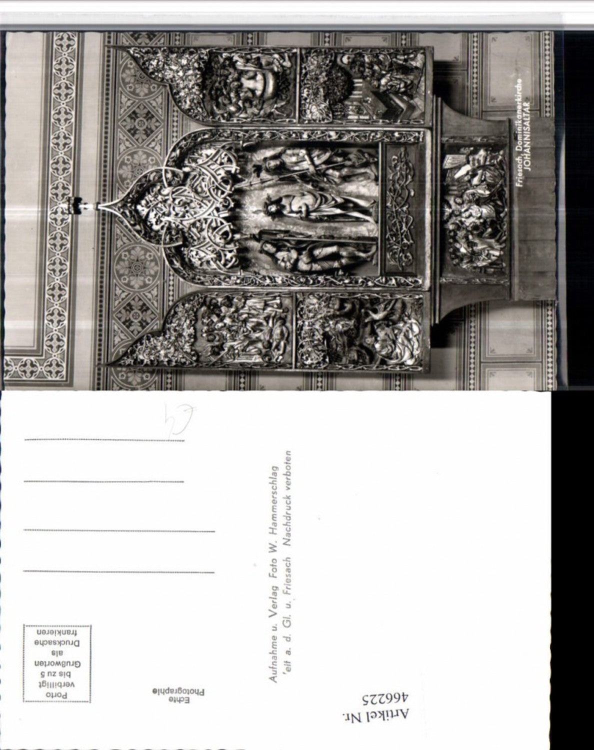 466225,Friesach Dominikanerkirche Johannisaltar