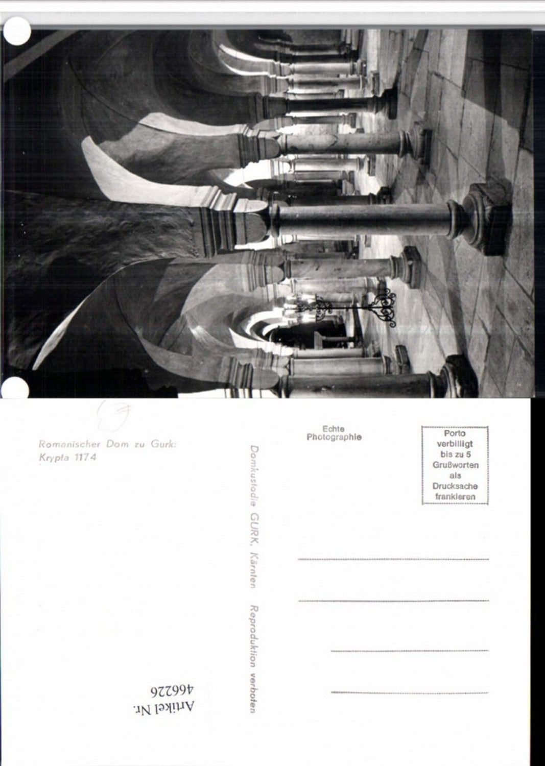 466226,Dom zu Gurk Krypta Säulen