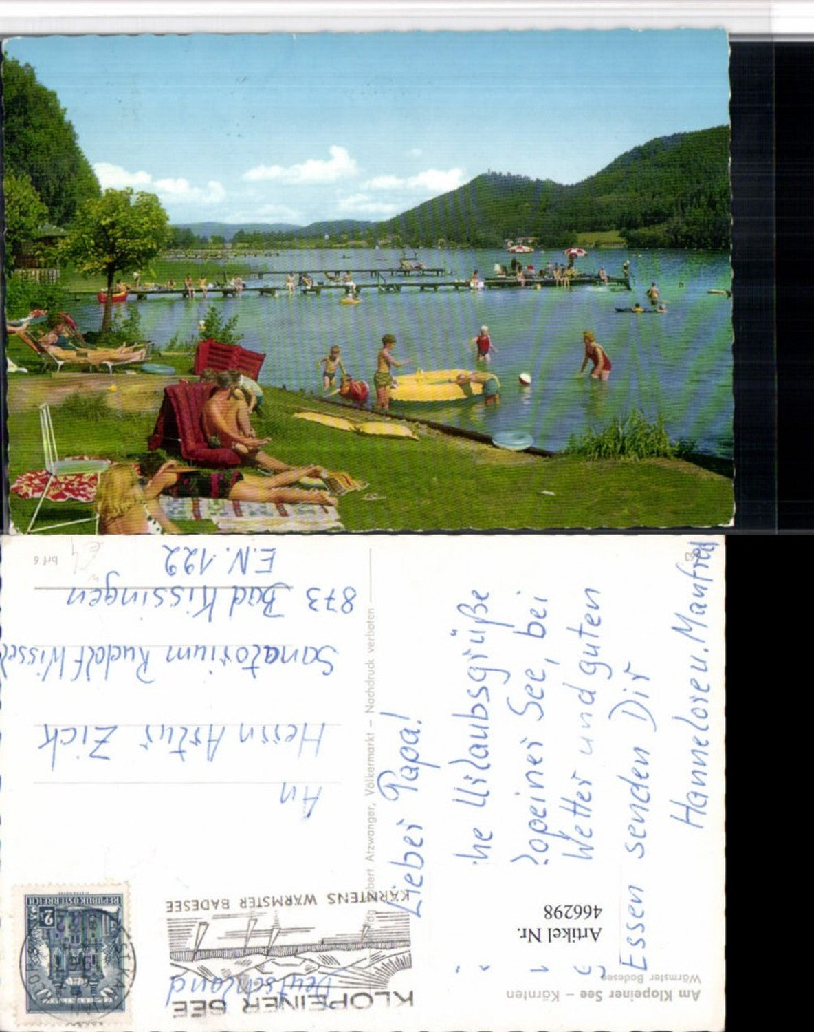 466298,Klopeinersee See b. St. Kanzian Strandbad
