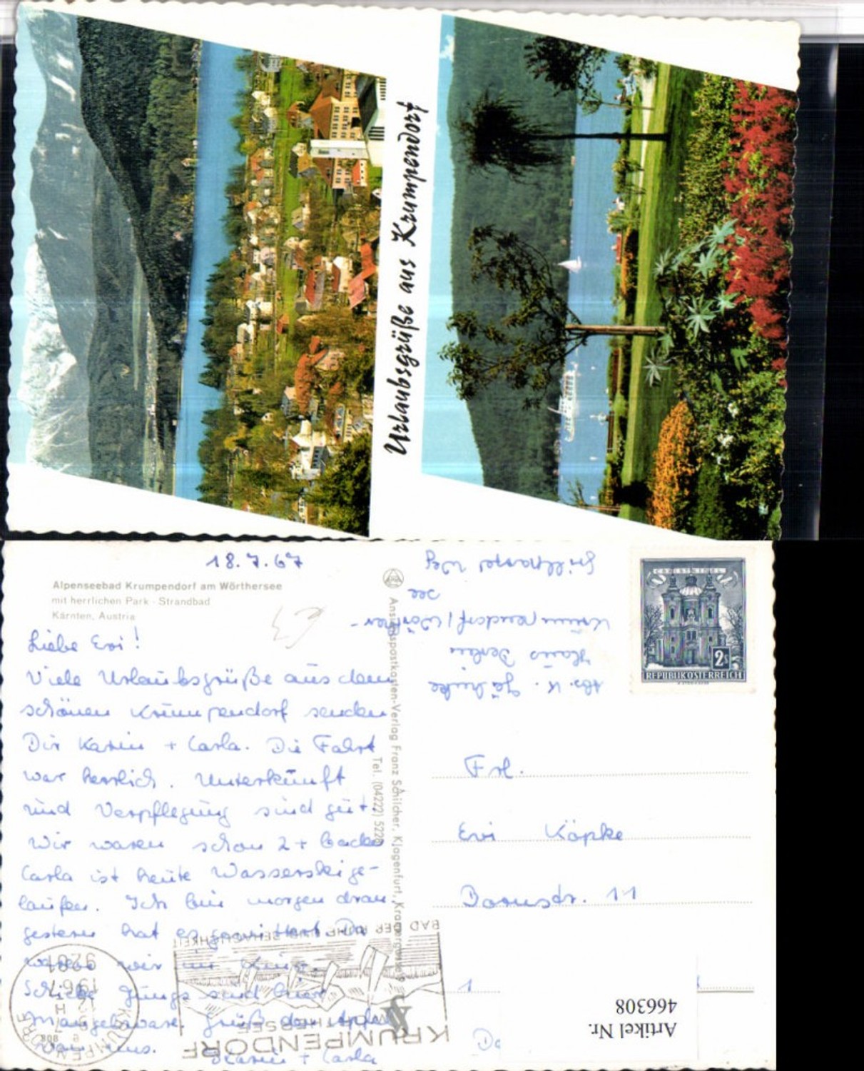 Alte Ansichtskarte – Old Postcard
