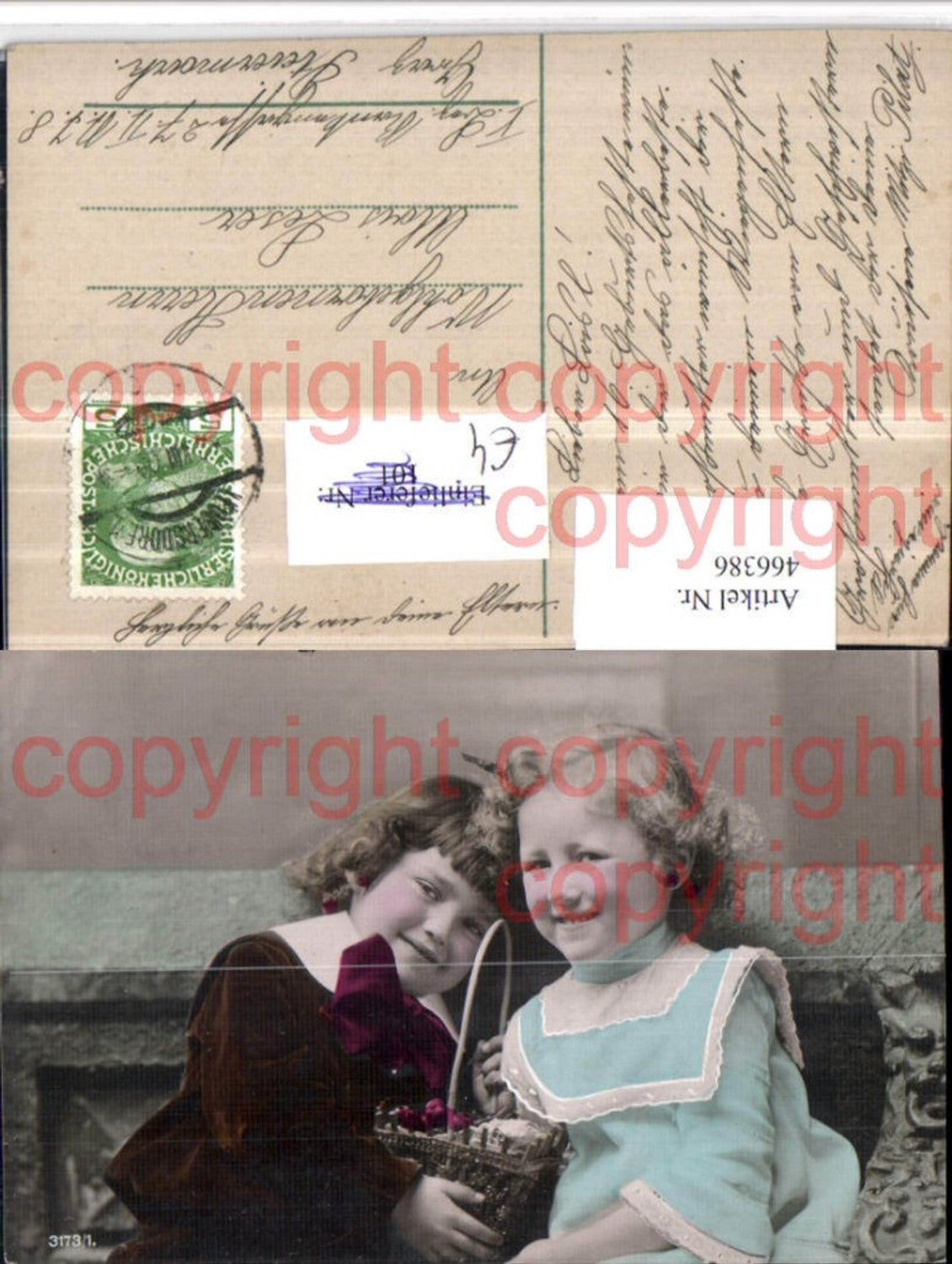 466386, Children's Knitting Basket