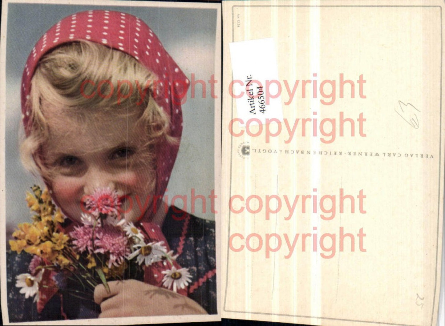 466504, Child Girl Headscarf Flowers Portrait