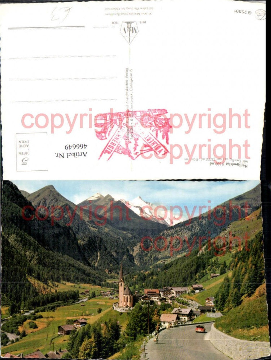 466649,Heiligenblut Totale m. Großglockner Bergkulisse
