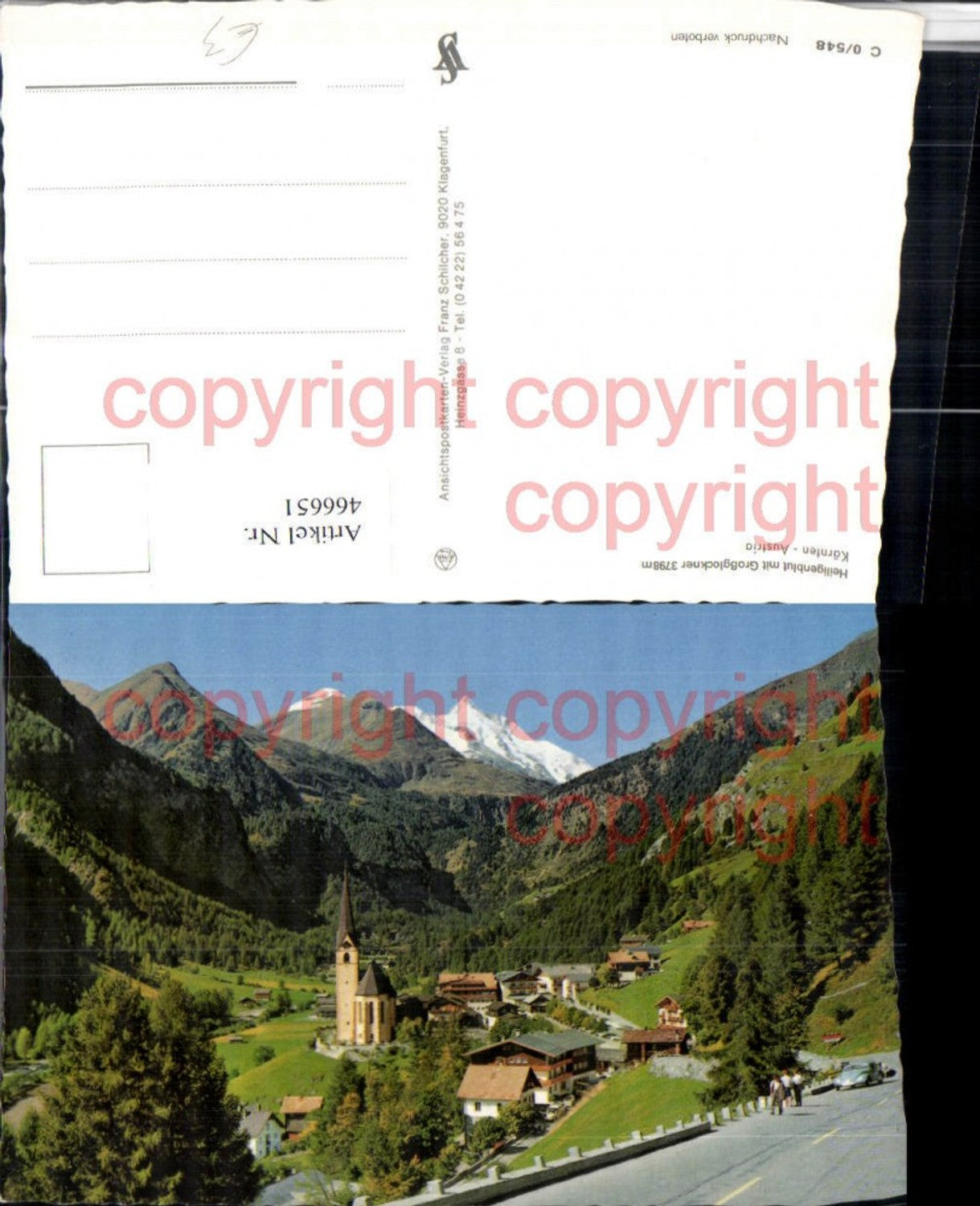 466651,Heiligenblut Totale m. Großglockner Bergkulisse