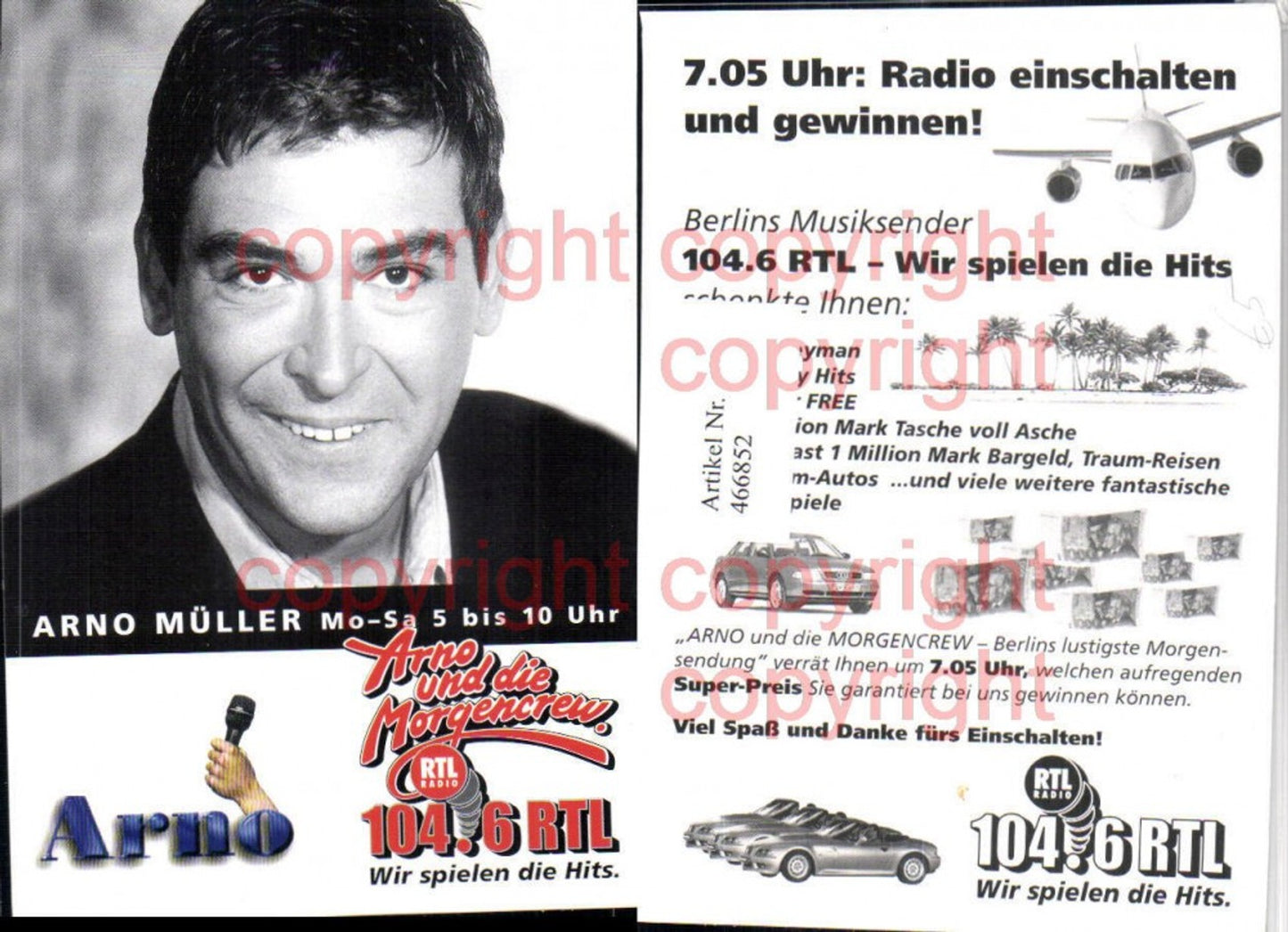 466852,Arno und die Morgencrew Moderator Arno Müller Portrait