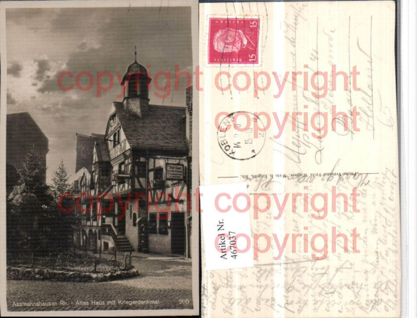 Alte Ansichtskarte – Old Postcard