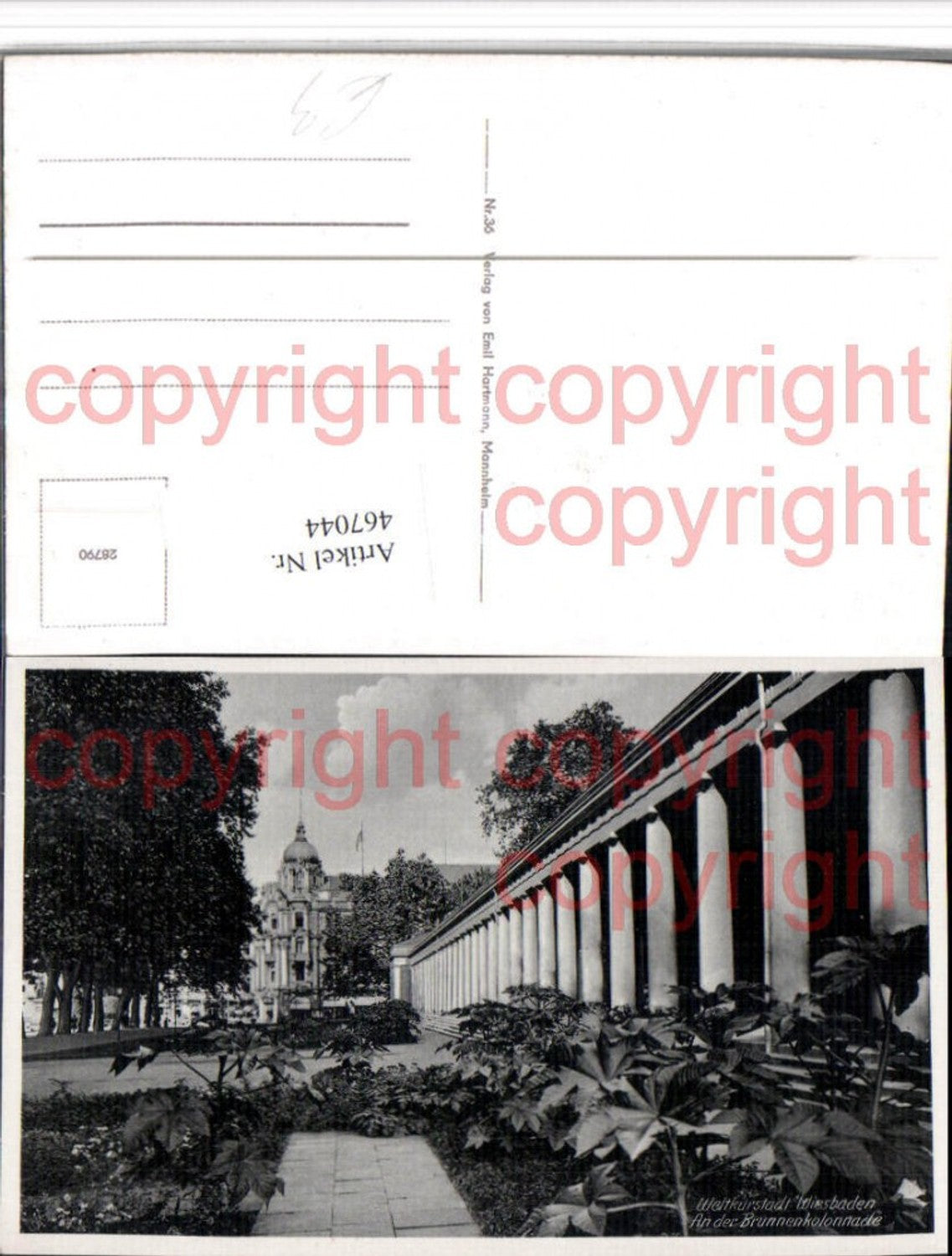 467044,Wiesbaden Brunnenkolonnade Säulen