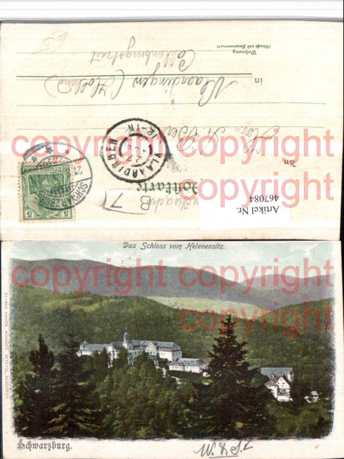 467084,Schwarzburg Schloss vom Helenensitz