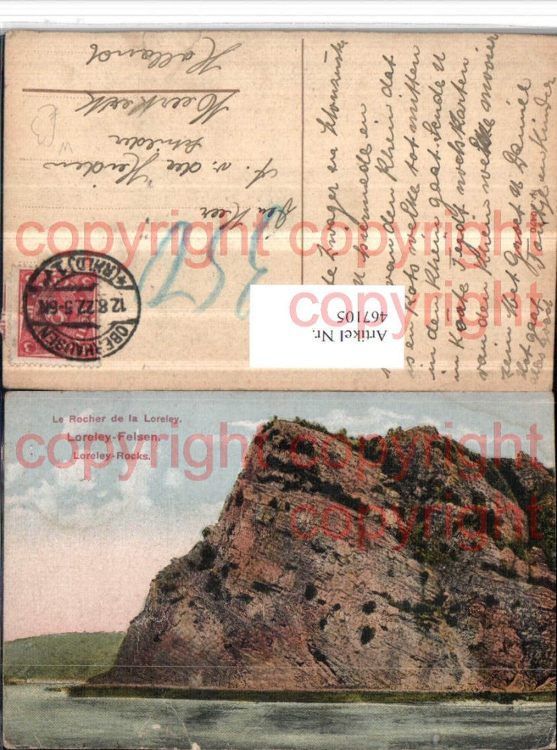 467105,Loreley Felsen b. St. Goarshausen