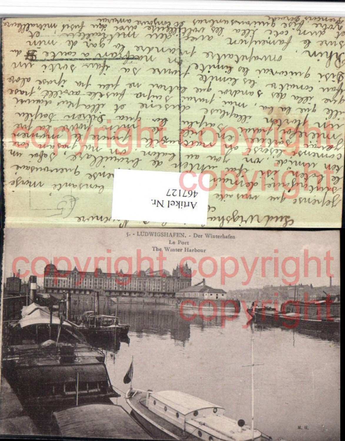 467127,Ludwigshafen Winterhafen Hafen Boote