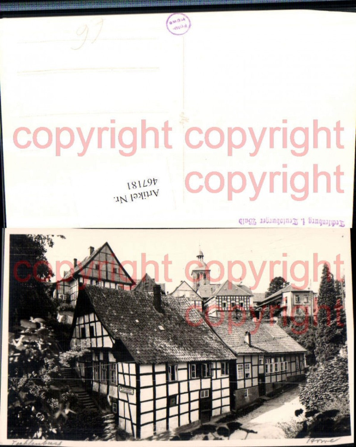 467181,Tecklenburg im Teutoburger Wald Teilansicht