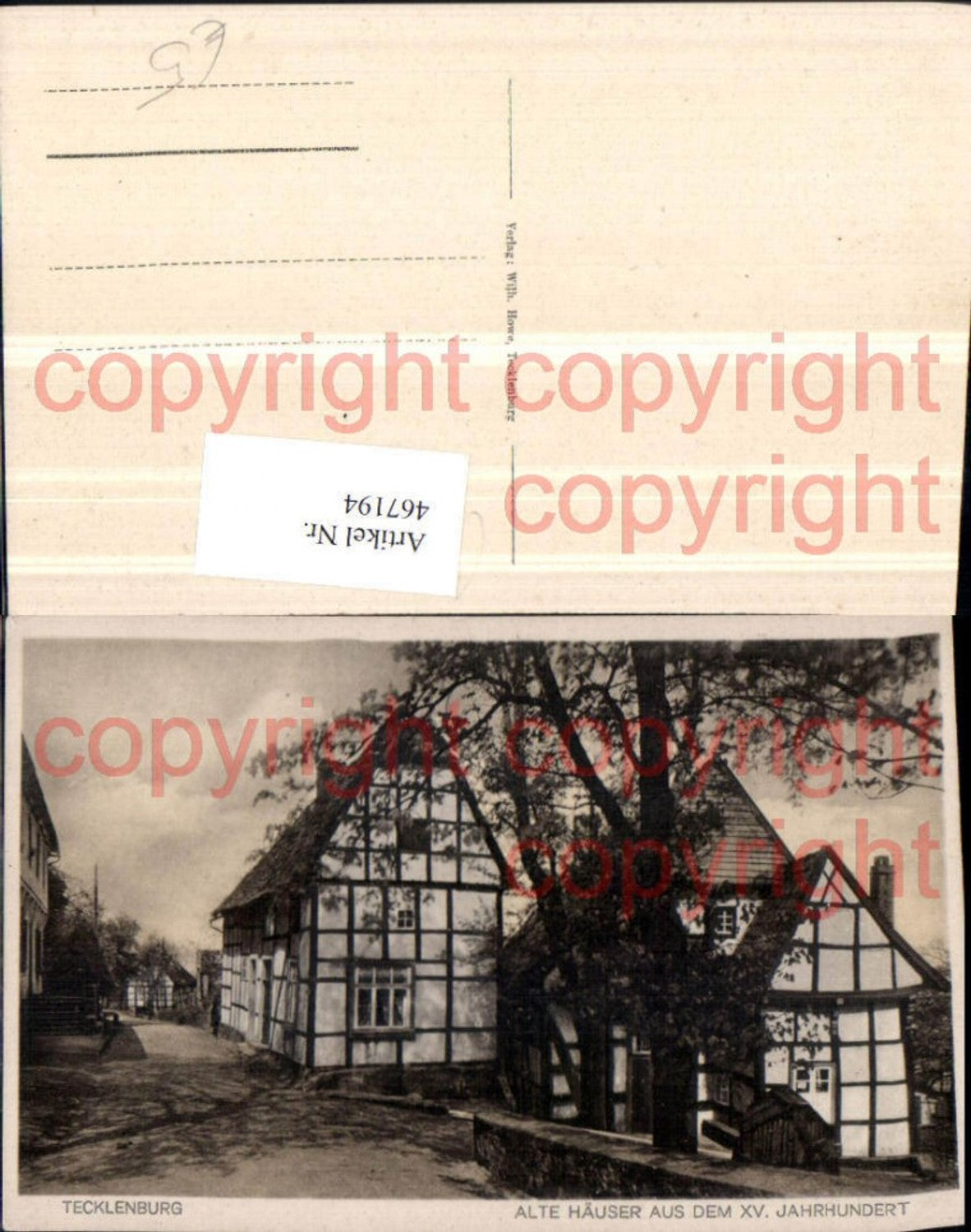 467194,Tecklenburg Alte Häuser