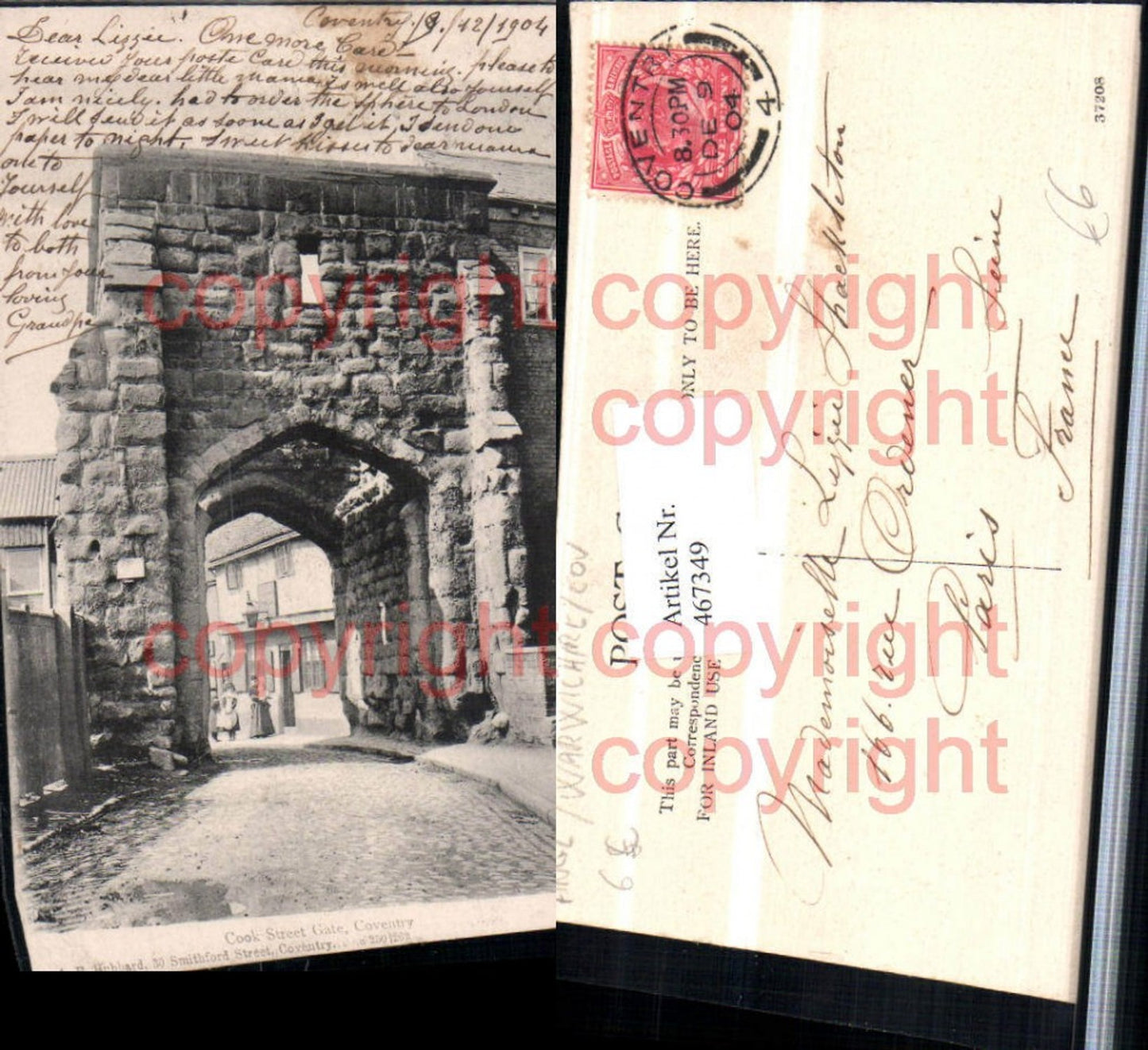 Alte Ansichtskarte – Old Postcard