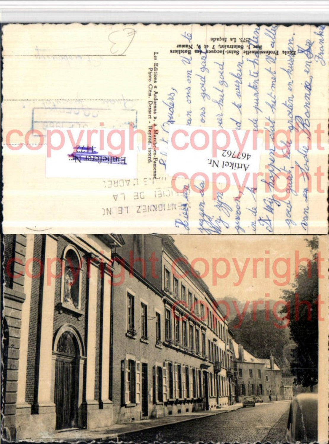 467762,Belgium Namur Ecole St-Jacques Schule Gebäude