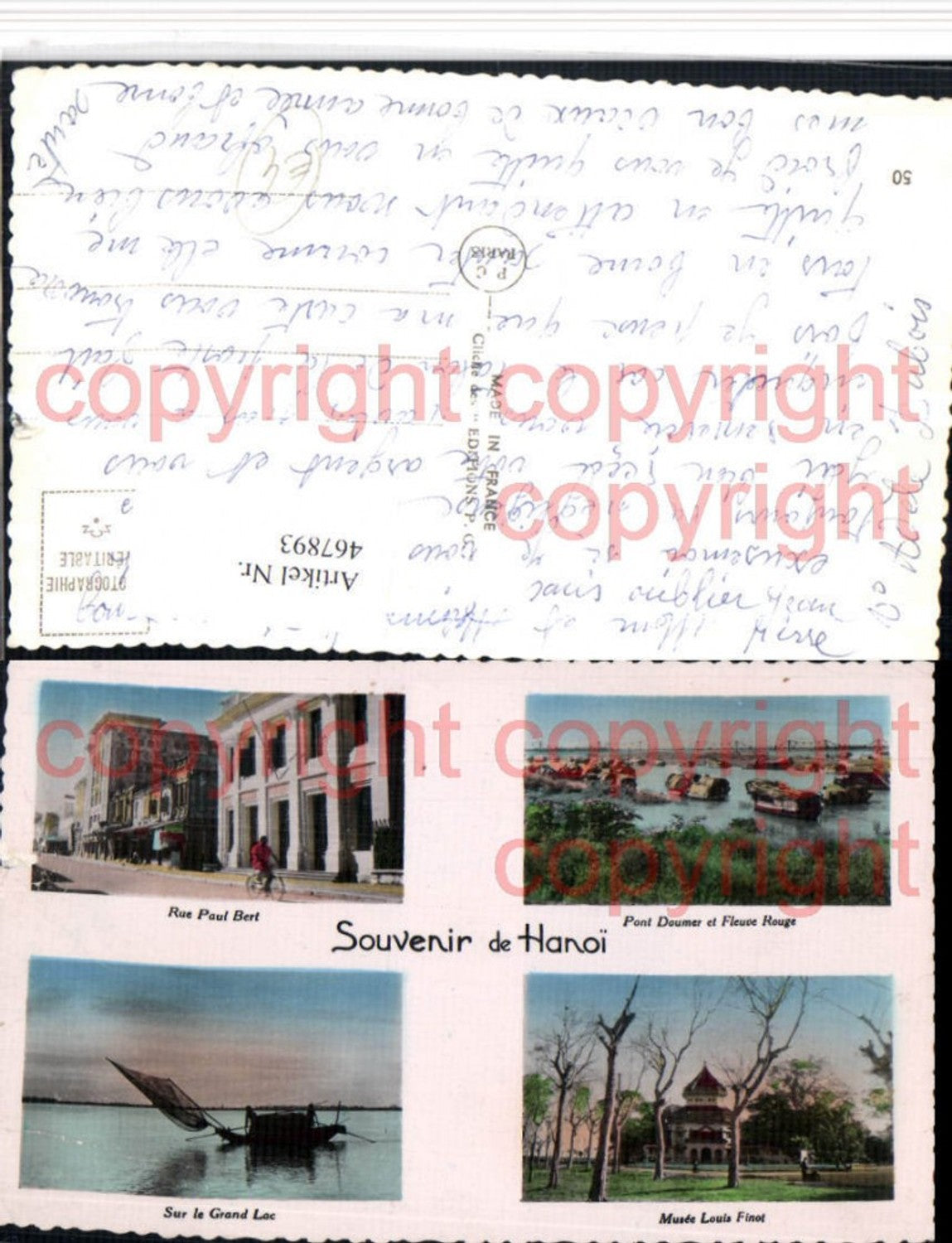 467893,Vietnam Hanoi Rue Paul Bert Musee Pont Lac Mehrbildkarte
