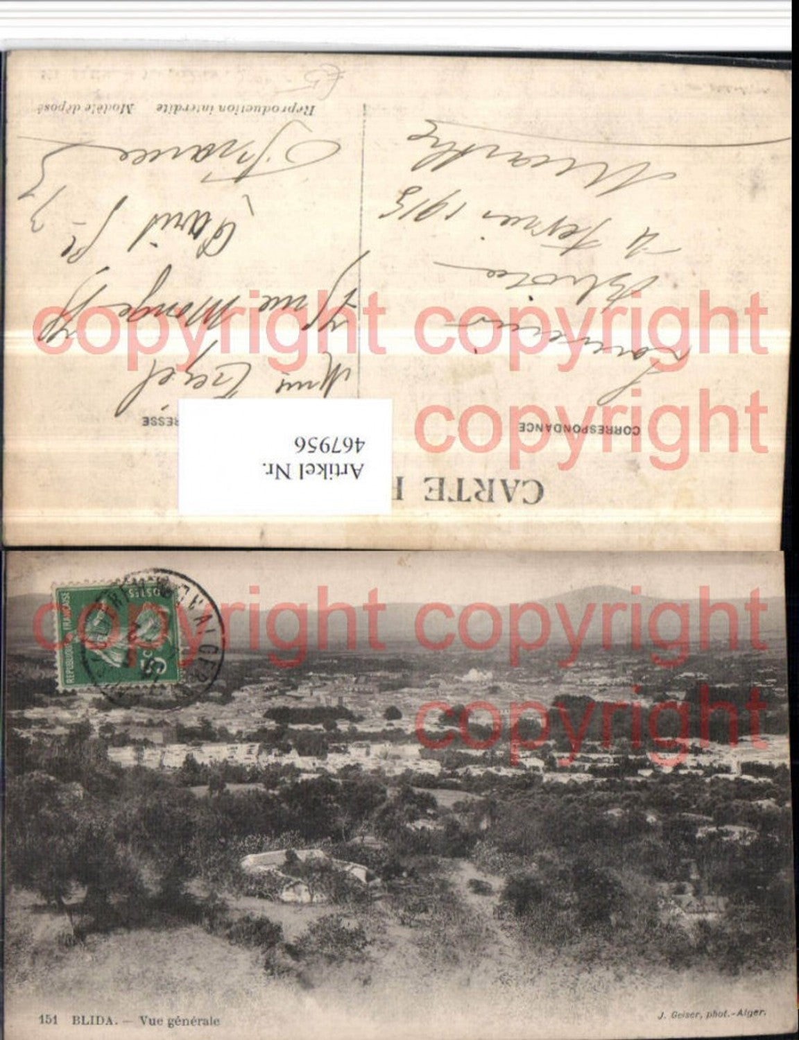 467956,Algeria Blida Vue generale Totale