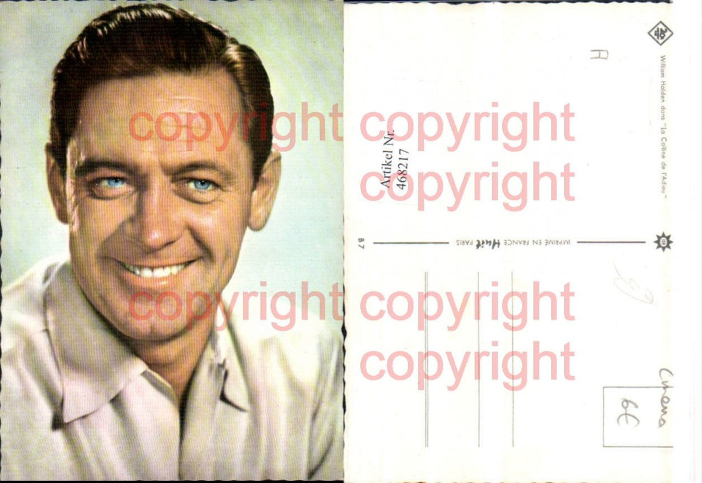 468217,Schauspieler William Holden Portrait