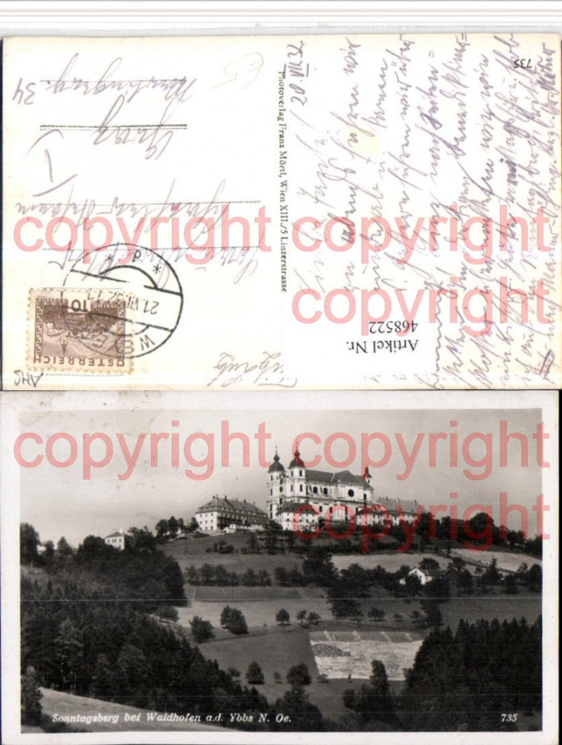 468522,Sonntagberg b. Waidhofen an d. Ybbs Wallfahrtskirche Kirche