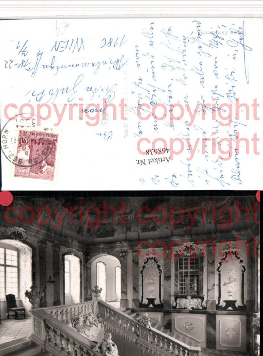 468638,Stift Altenburg Kaiserstiege Innenansicht