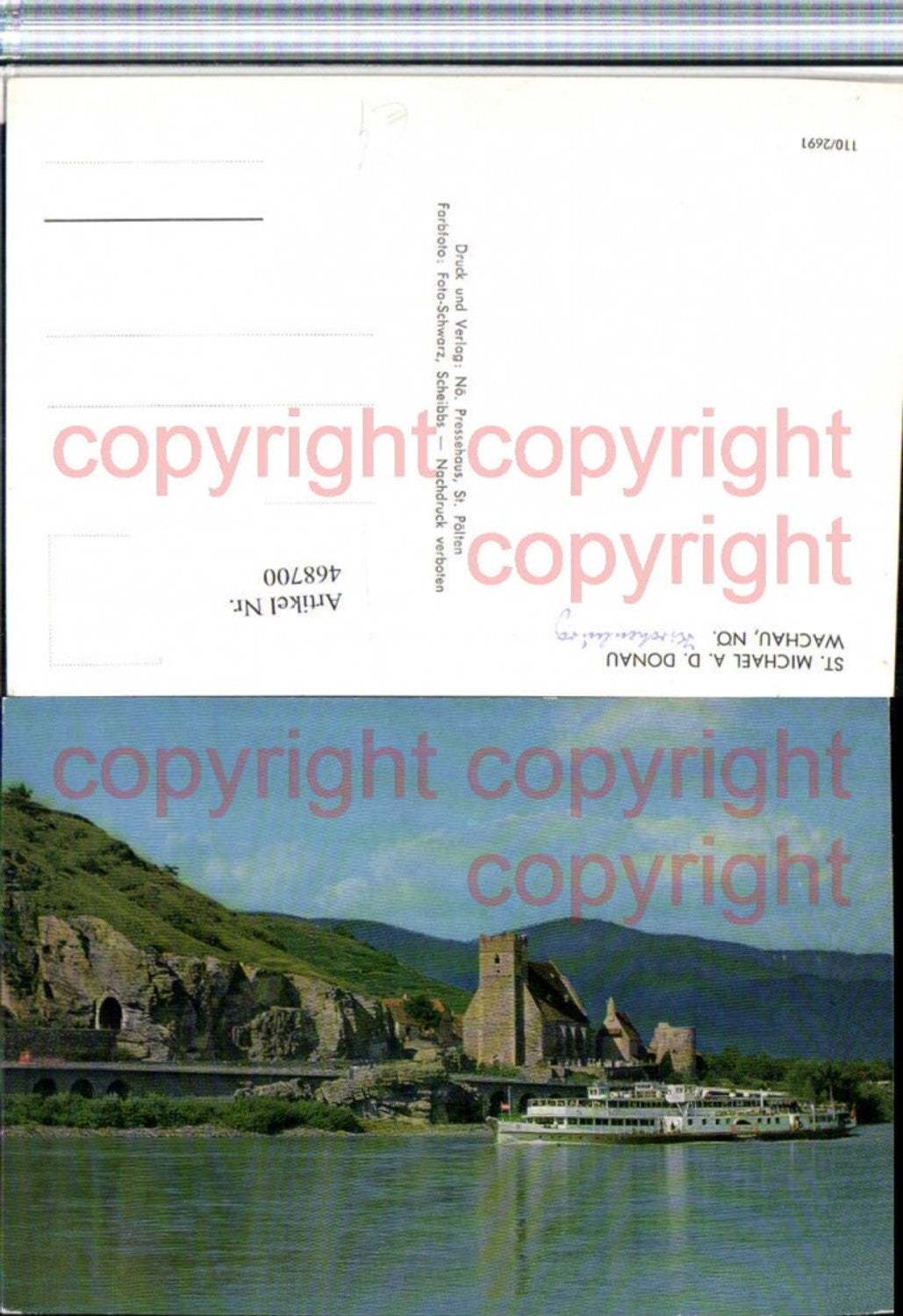 468700,St. Michael an d. Donau in d. Wachau Kirche Schiff