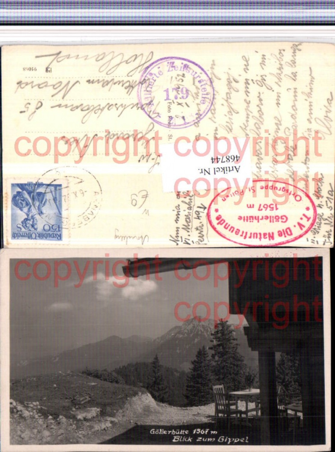 468744,Göllerhütte b. Annaberg m. Gippel Bergkulisse