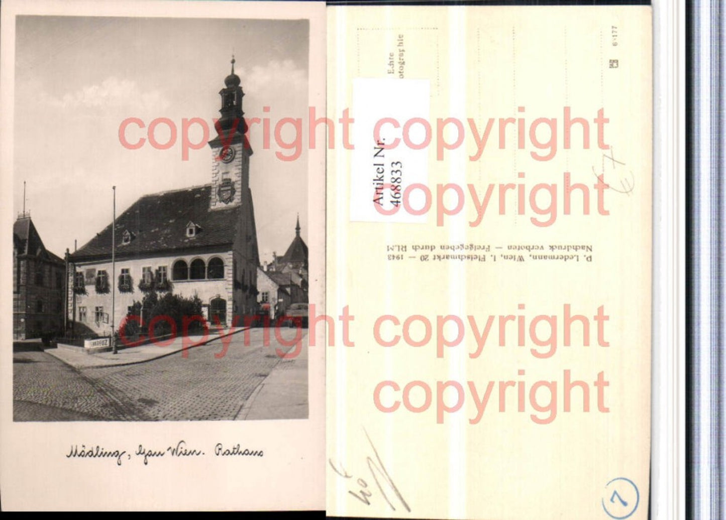 468833,Mödling Rathaus Gebäude