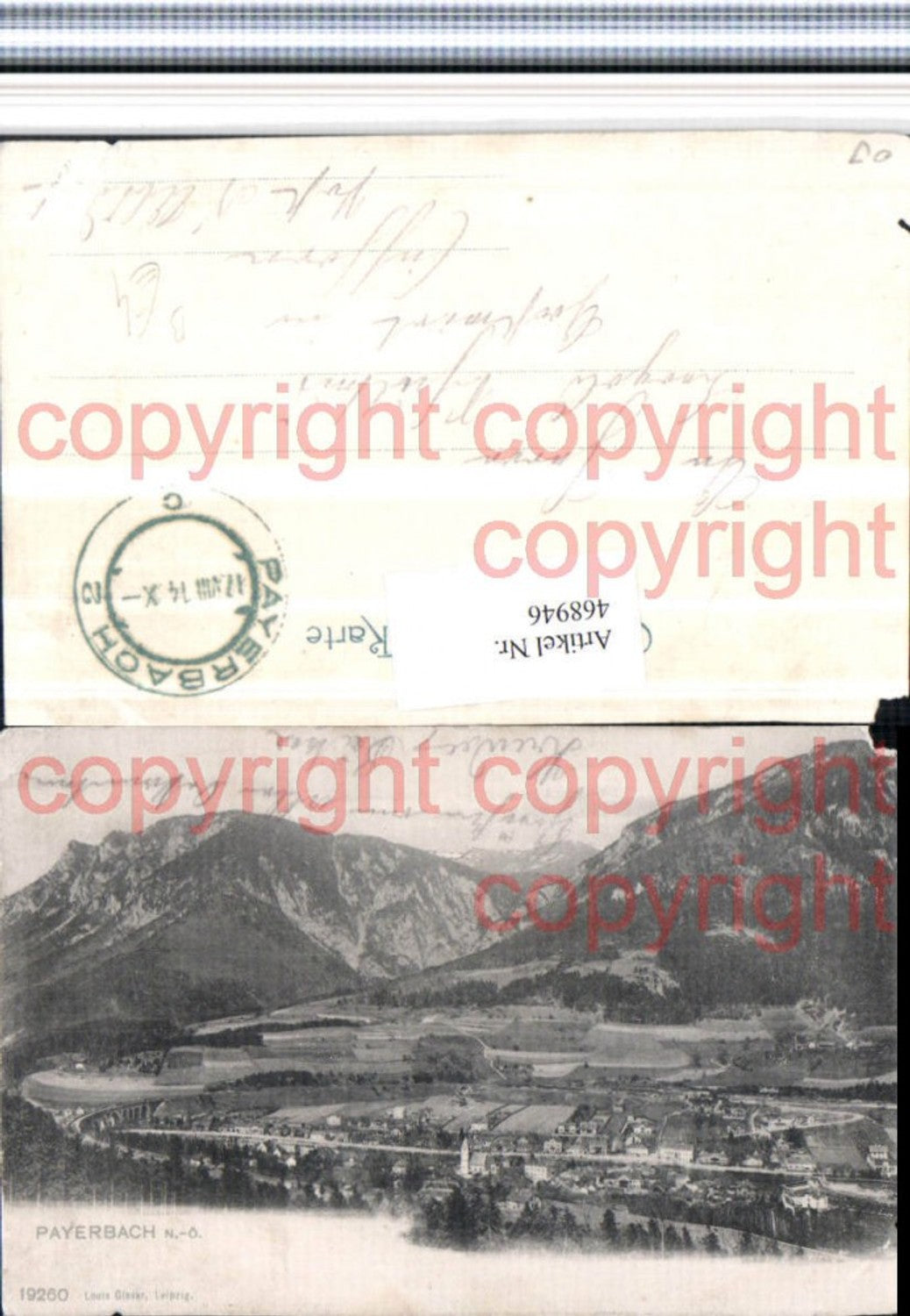 468946,Payerbach Totale Bergkulisse