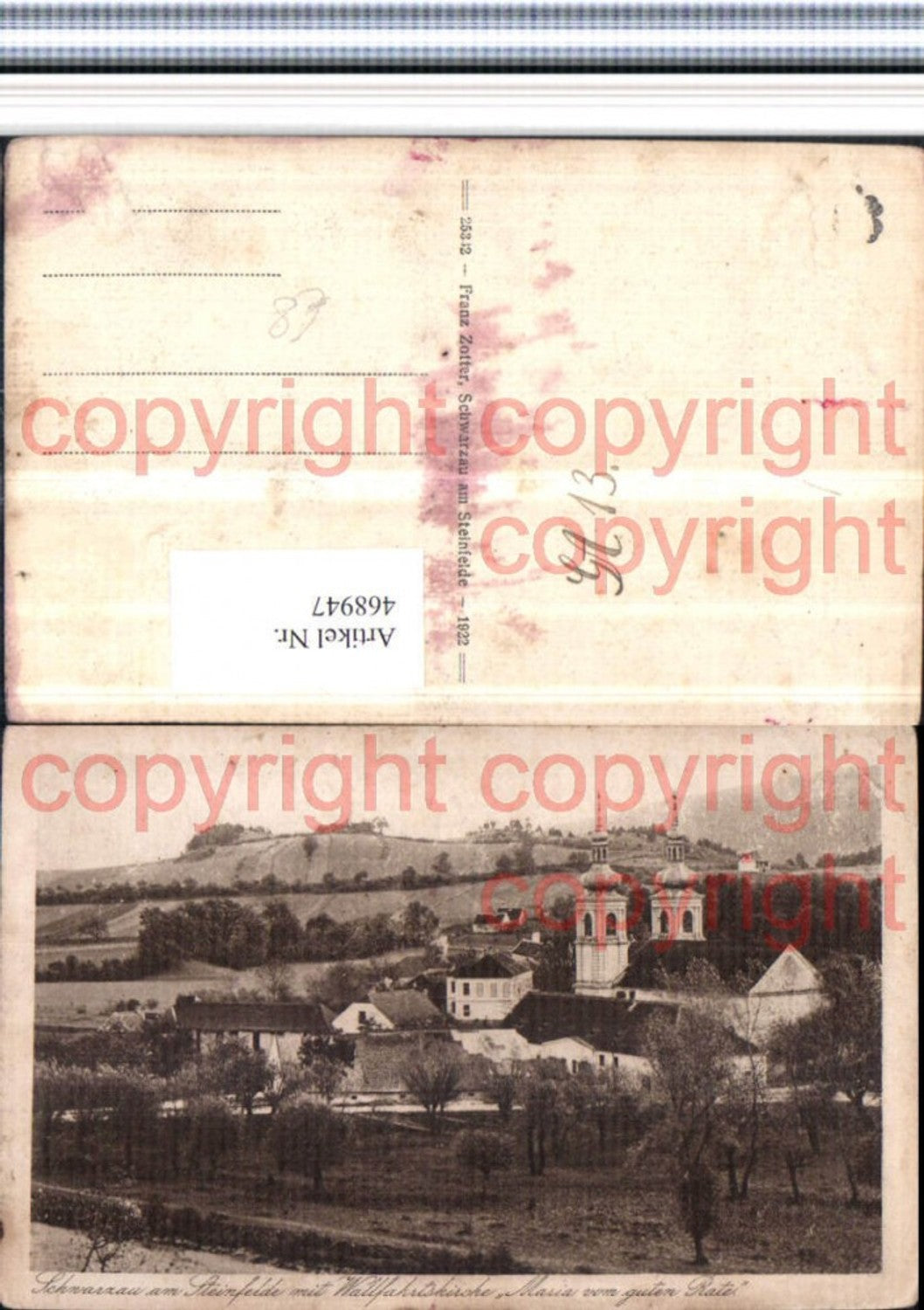 468947,Schwarzau am Steinfelde Wallfahrtskirche Maria vom guten Rate