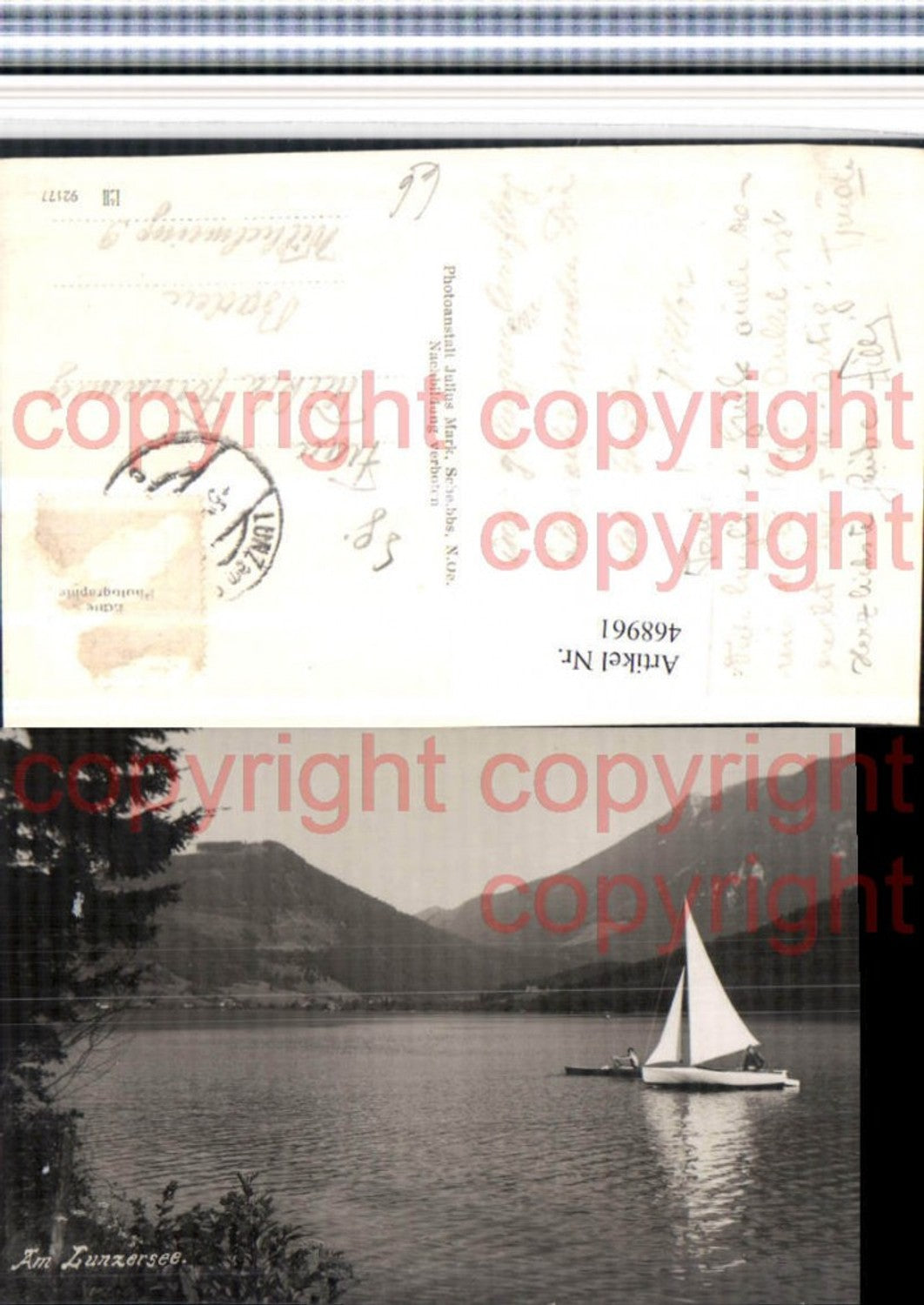 468961,Lunzersee See b. Lunz Segelboot