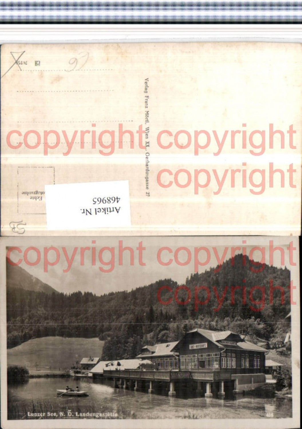 468965,Lunzersee See b. Lunz Landungsstelle Gastwirtschaft