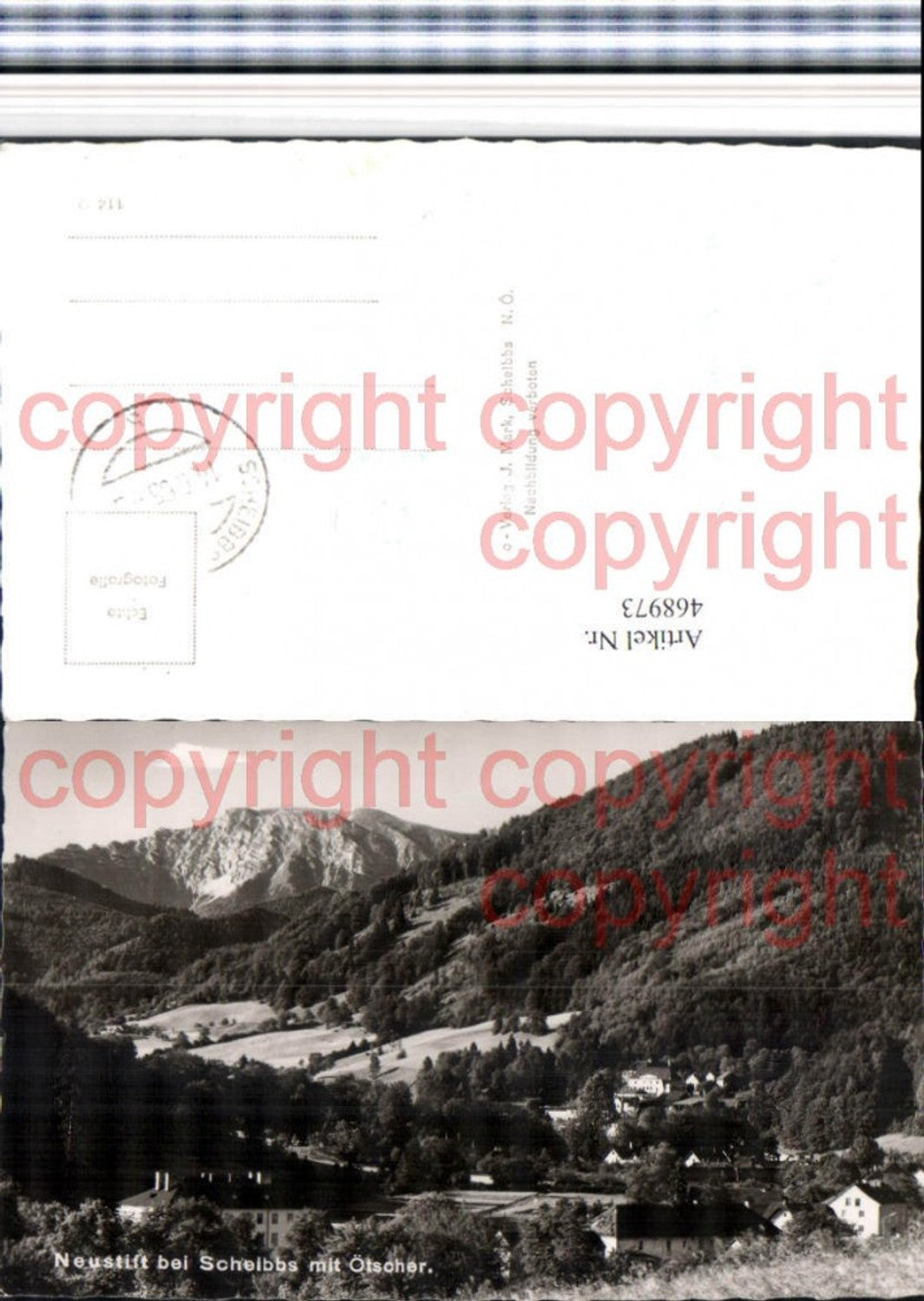 468973,Neustift b. Scheibbs Totale m. Ötscher Bergkulisse