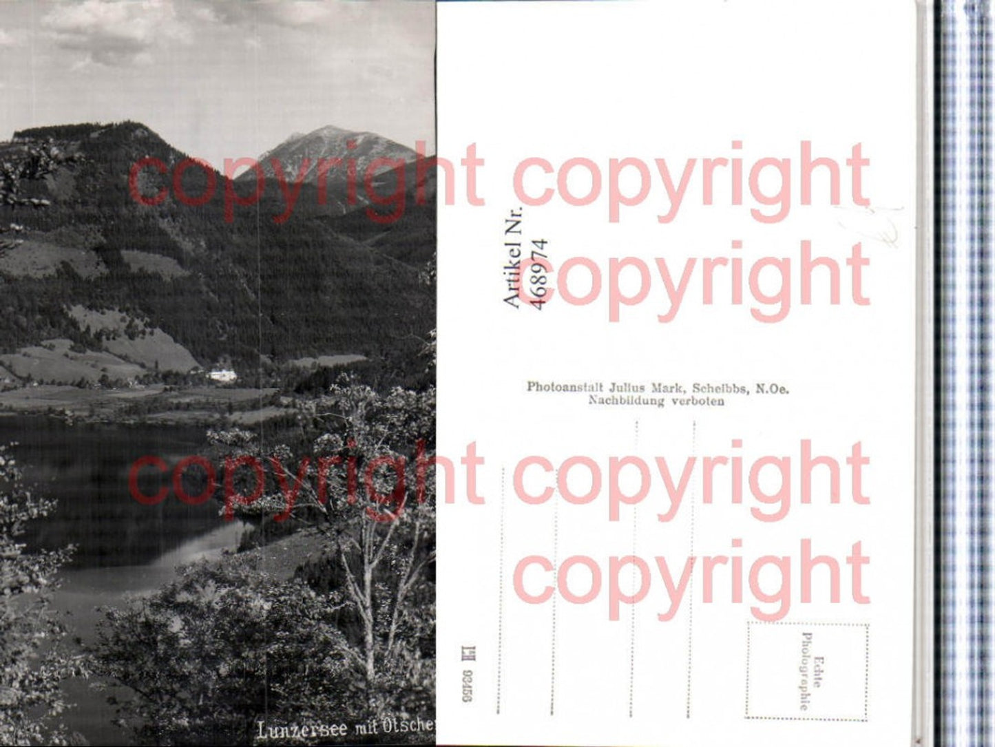 468974,Lunzersee See b. Lunz m. Ötscher Bergkulisse