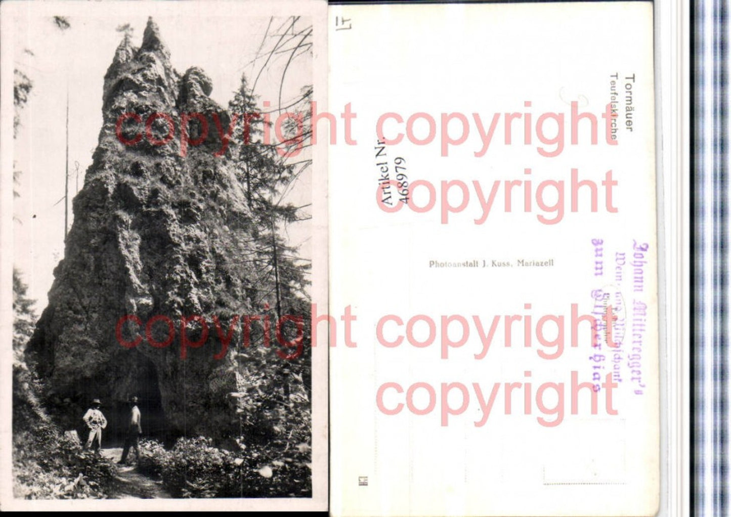 468979,Tormäuer b. Gaming Teufelskirche Felsen