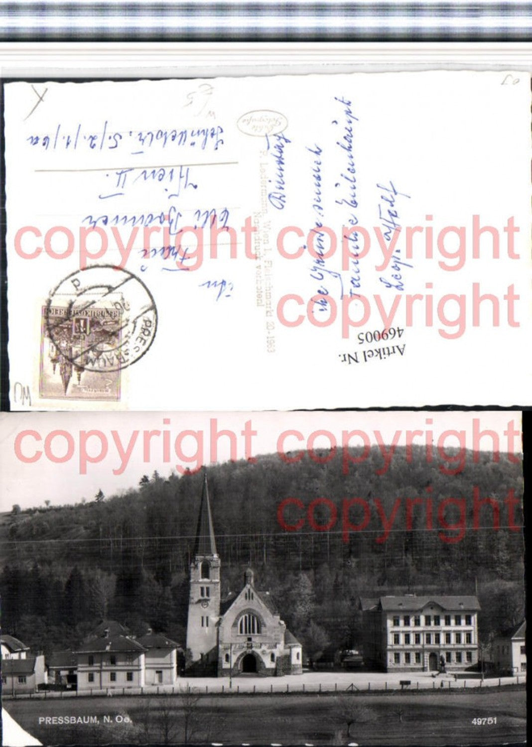 469005,Pressbaum Teilansicht Kirche