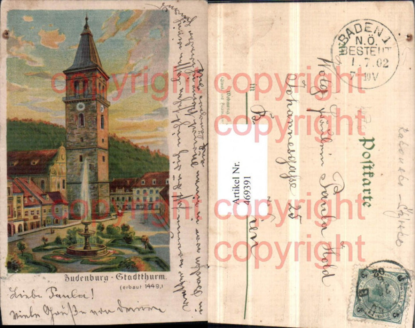 Alte Ansichtskarte – Old Postcard