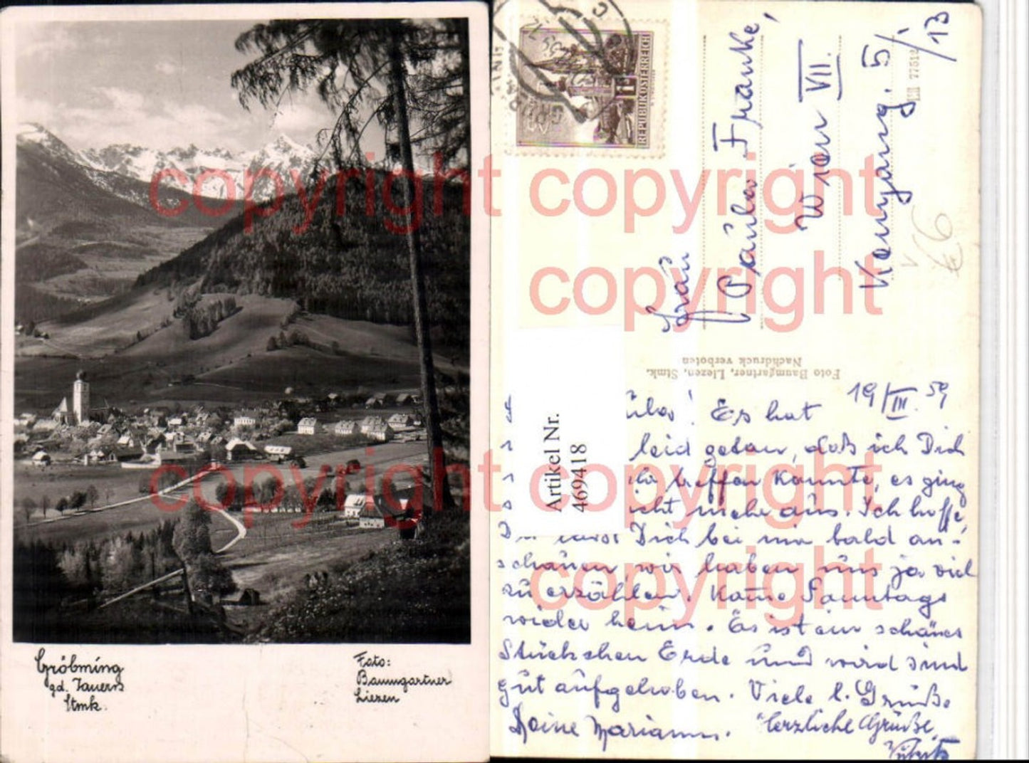 Alte Ansichtskarte – Old Postcard
