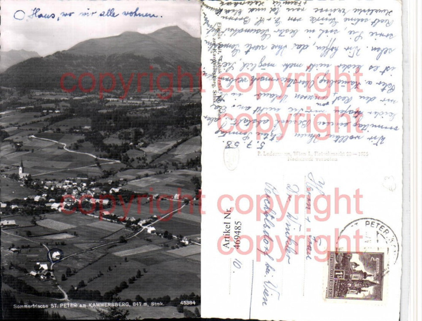 Alte Ansichtskarte – Old Postcard