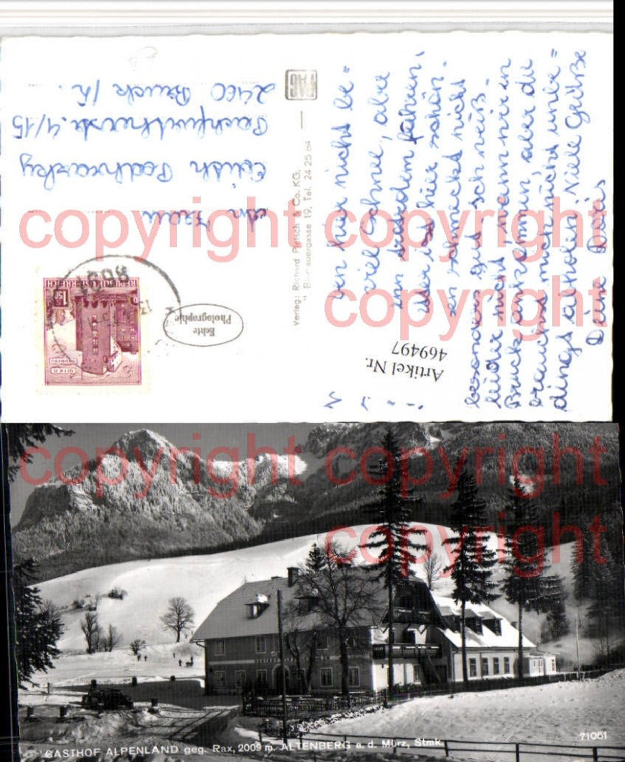 Alte Ansichtskarte – Old Postcard