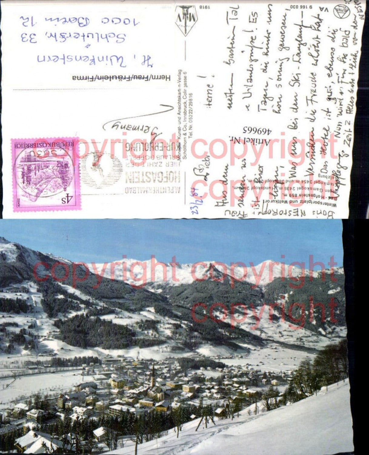 Alte Ansichtskarte – Old Postcard