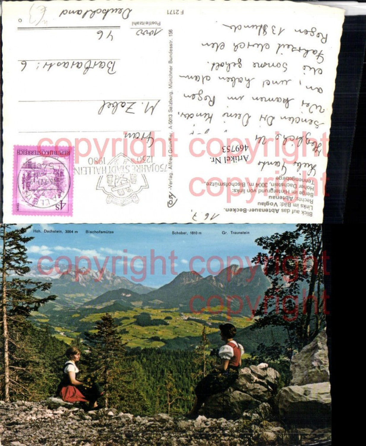 469753,Blick auf Abtenau Voglau Bergkulisse