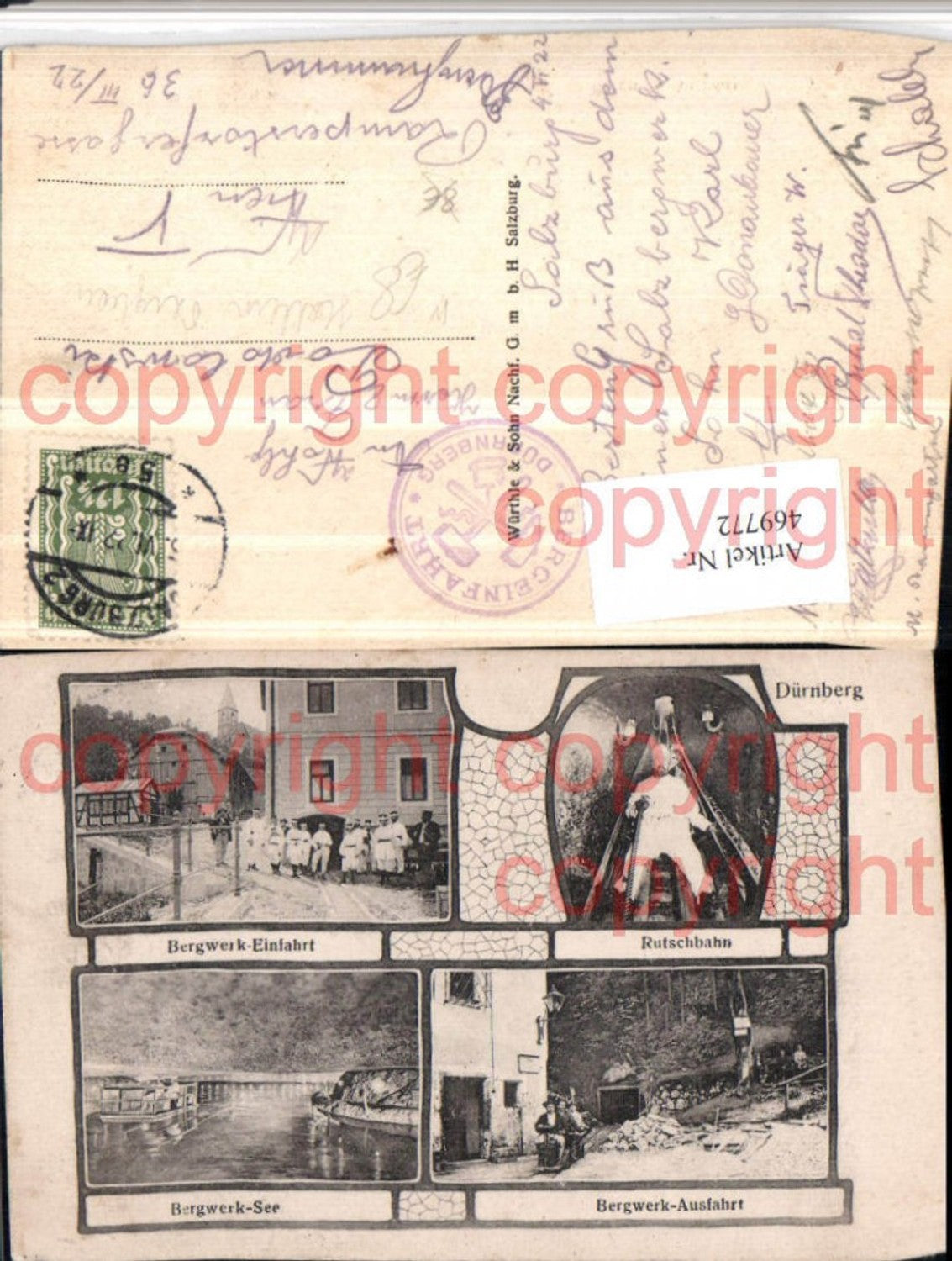 469772, Hallein Dürrnberg Mining Mine Rutsche Multi-image map