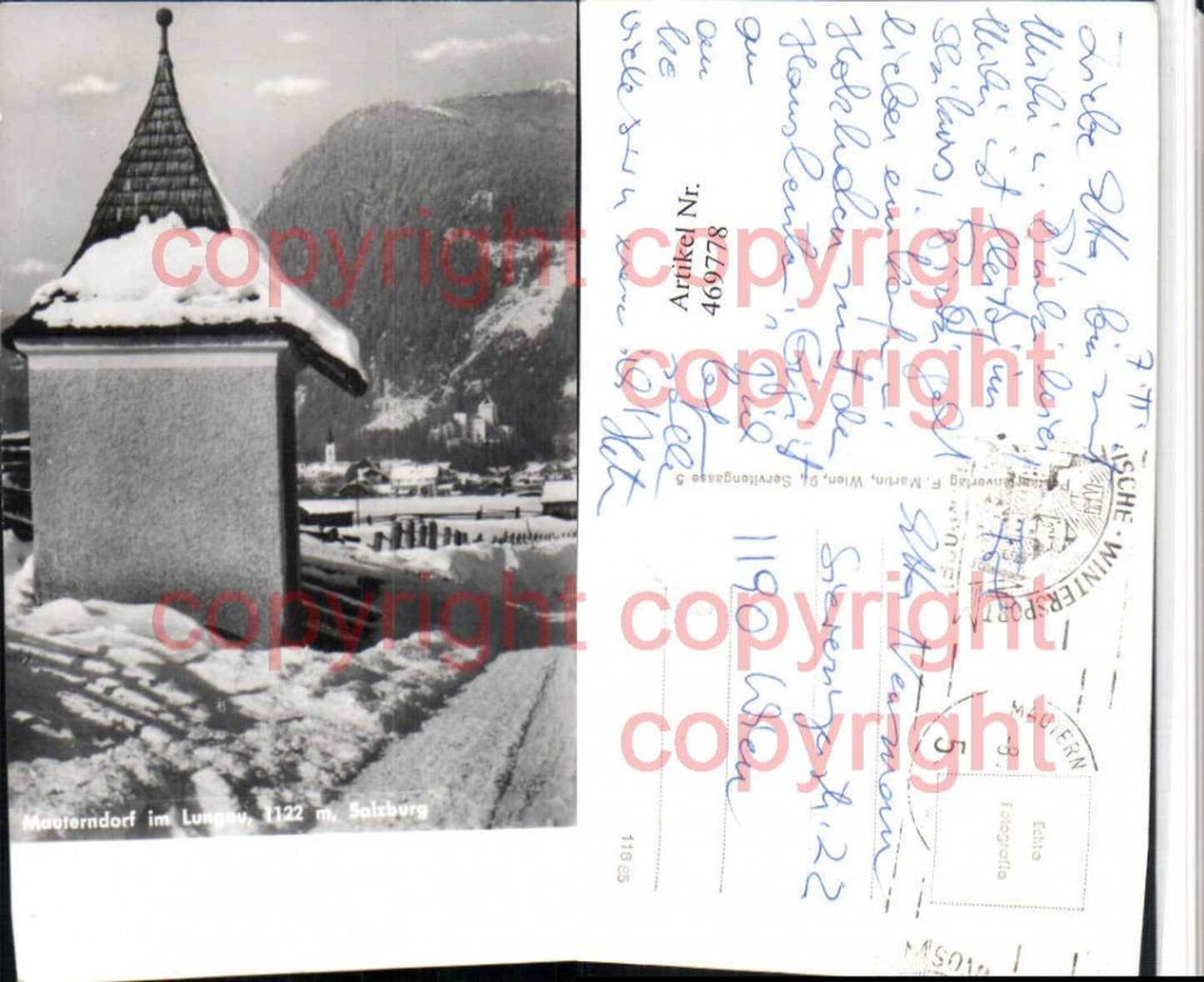 469778,Mauterndorf im Lungau Kapelle Winterbild