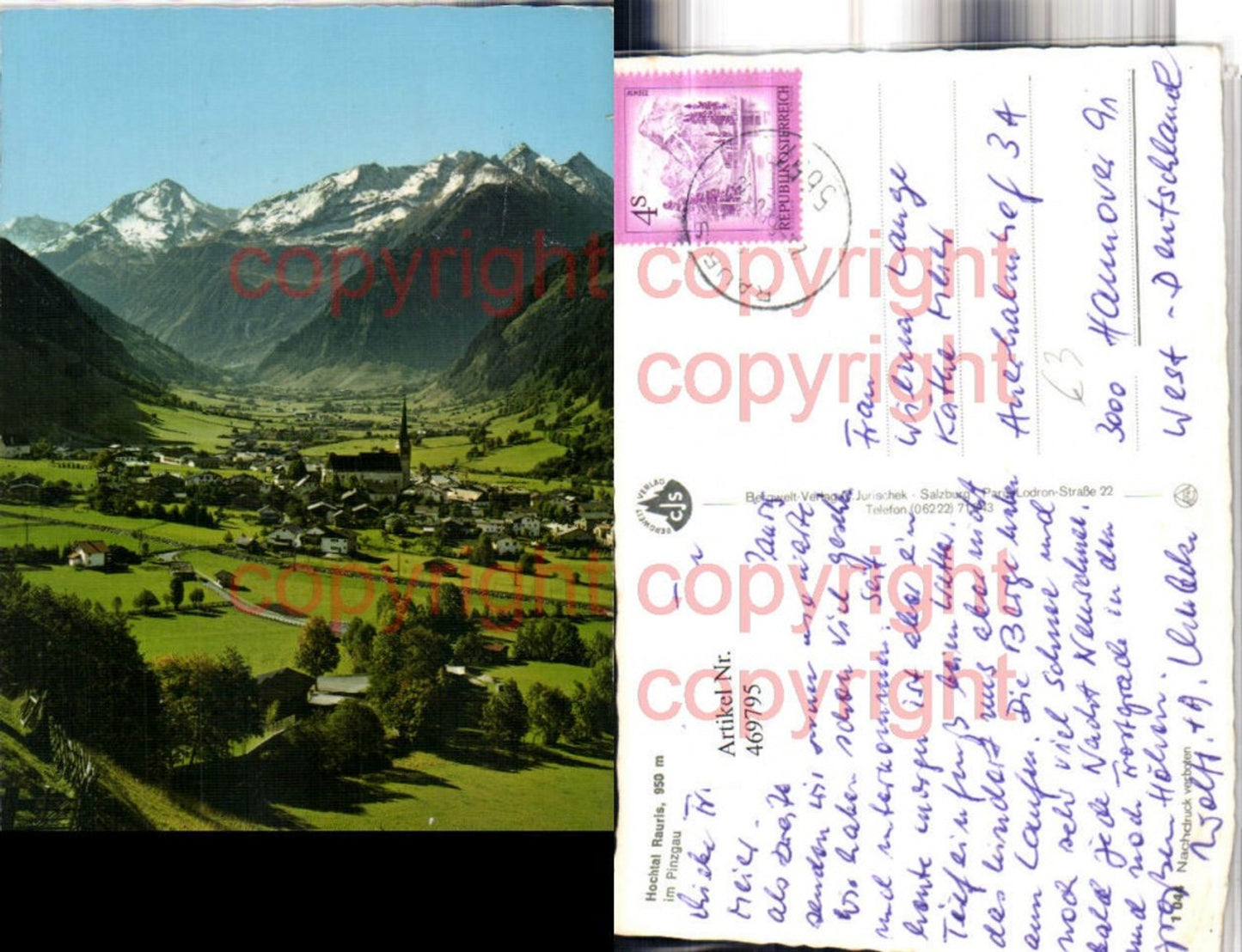 469795,Rauris im Pinzgau Totale Bergkulisse