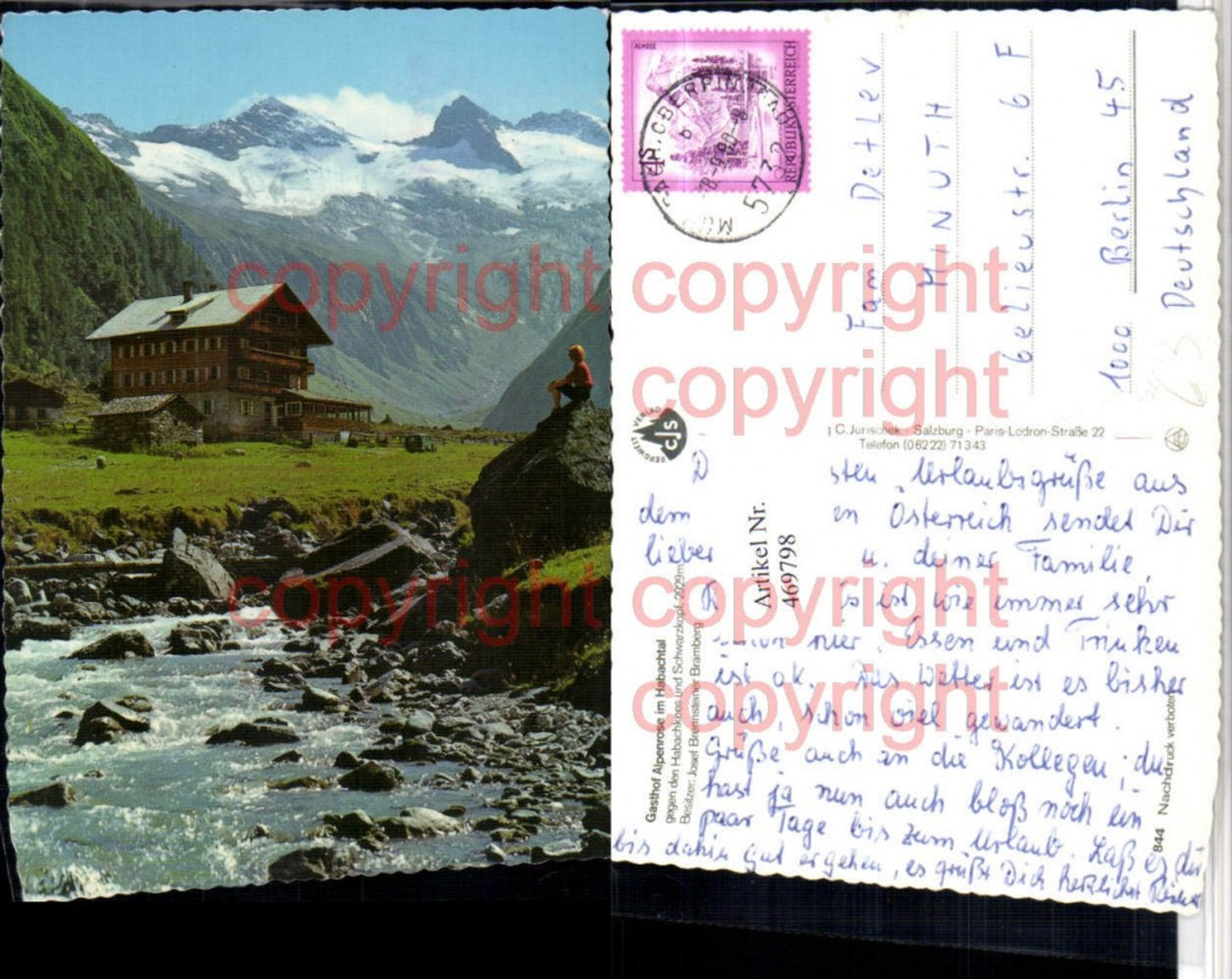 469798,Gasthof Alpenrose im Habachtal b. Bramberg Bergkulisse